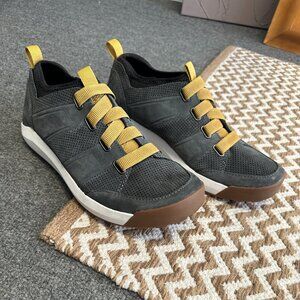 LL Bean Campside Canvas Casual Sneaker Shoe Mens 11M Gray Lace Up 510058